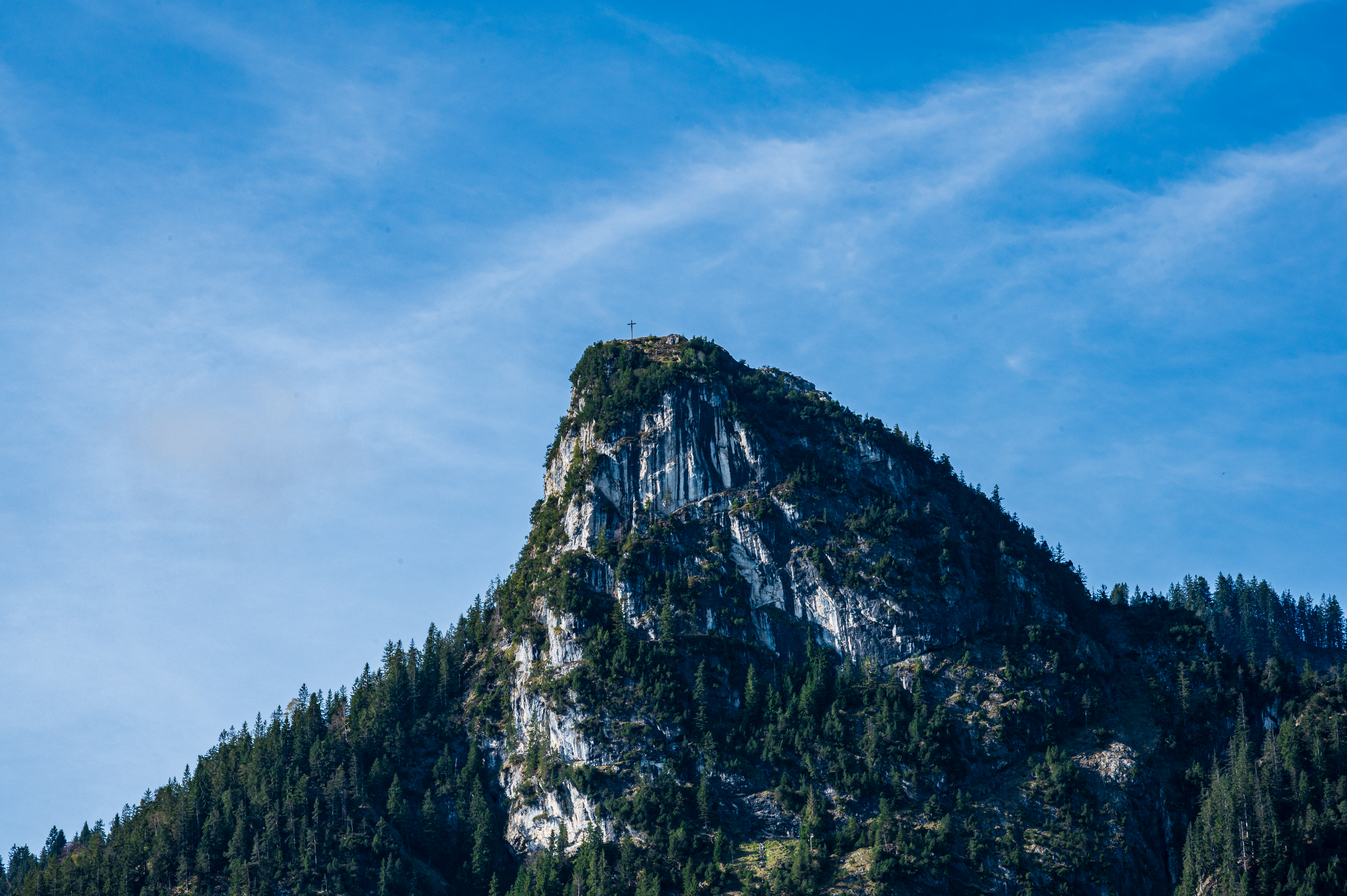 Blick vom Hotel Wittelsbach auf den Kofel